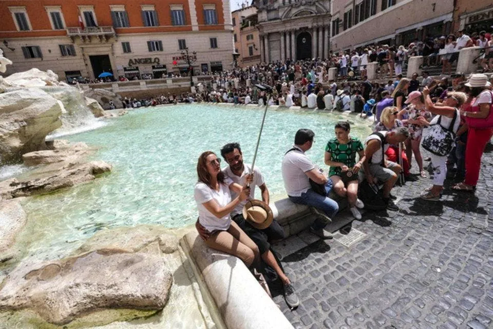 Rome, la Fontaine de Trevi